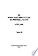 VI Congreso Argentino de Americanistas