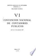 VI Convención Nacional de Contadores Públicos