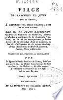 Viage de Anacarsis el joven por la Grecia