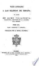 Viage Literario a las Inglesias de Espana