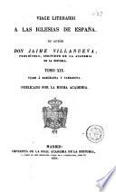 Viage [sic] literario a las iglesias de España, 19