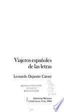 Viajeros españoles de las letras