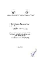 Viajeros franceses, siglos XVI-XIX.