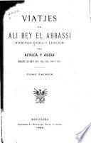 Viatjes de Ali Bey el Abbassi per África y Assia, 1803-1807