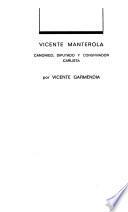 Vicente Manterola, canónigo, diputado y conspirador carlista