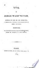 Vida de Jorge Washington