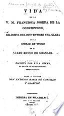 Vida de la V. M. Francisca Josefa de la Concepción