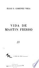 Vida de Martín Fierro