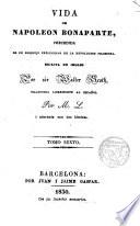 Vida de Napoleón Bonaparte, escrita en inglés