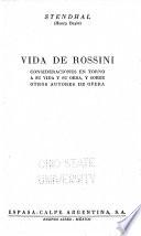 Vida de Rossini