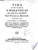 Vida de San Pasqual Baylon