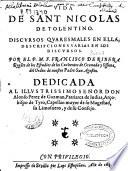 Vida de Sant [sic] Nicolas de Tolentino