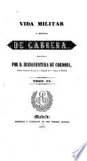 Vida militar y política de Cabrera