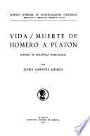 Vida/muerte de Homero a Platón