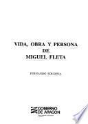Vida, obra y persona de Miguel Fleta