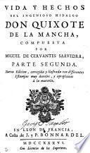 Vida y hechos del ingenioso cavallero don Quixote