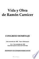 Vida y obra de Ramón Carnicer