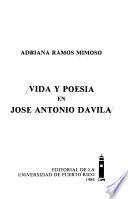 Vida y poesía en José Antonio Dávila