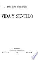 Vida y sentido