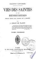 Vie des saintes et des bienheureuses pour tous les jours de l'année