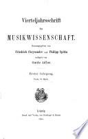 Vierteljahrsschrift für Musikwissenschaft