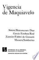 Vigencia de Maquiavelo