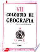 VII Coloquio de Geografía