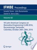 VII Latin American Congress on Biomedical Engineering CLAIB 2016, Bucaramanga, Santander, Colombia, October 26th -28th, 2016