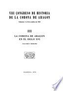 VIII Congreso de Historia de la Corona de Aragon, Valencia, 1 a 8 de octubre de 1967