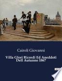 Villa Glori Ricordi Ed Aneddoti Dell Autunno 1867