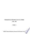 Violencia política en el Perú, 1980-1988