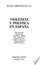 Violencia y política en España