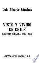 Visto y vivido en Chile