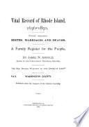 Vital Record of Rhode Island