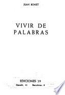 Vivir de palabras