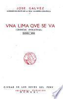 Vna Lima qve se va (crónicas evocativas)
