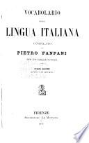 Vocabolario della lingua italiana