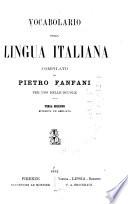 Vocabolario della lingua italiana