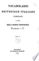Vocabolario universale italiano compilato a cura della società Tipografica Tramater e Ci