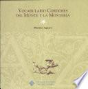 Vocabulario cordobés del monte y la montería