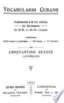 Vocabulario cubano