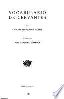 Vocabulario de Cervantes