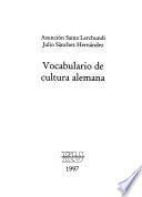 Vocabulario de cultura alemana