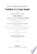Vocabulario de la lengua Guaraní
