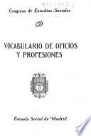 Vocabulario de oficios y profesiones