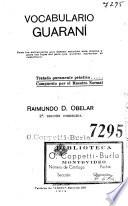 Vocabulario guaraní