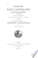 Vocabulario páez-castellano