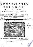 Vocabvlario español e italiano