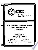 Vocational Preparation and Occupations: Educational and occupational code crosswalk