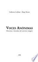 Voces anónimas